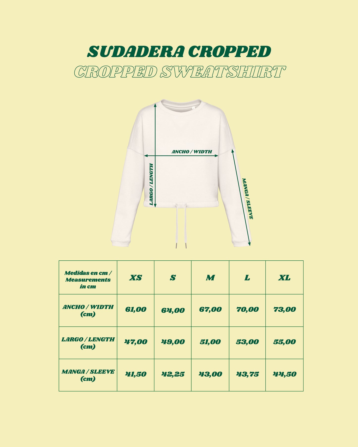 Sudadera cropped Friends ilustración bordada