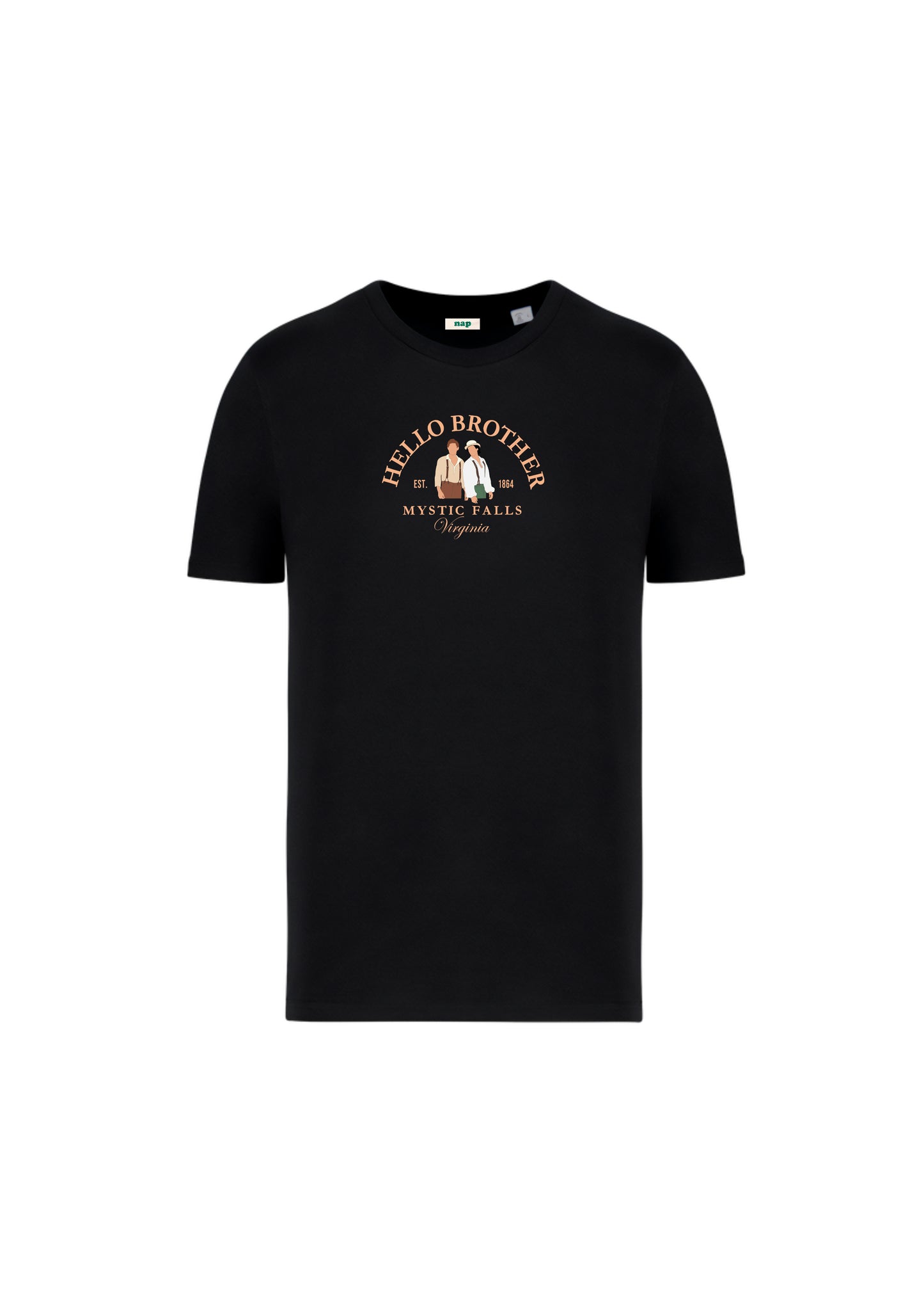 Camiseta estándar Hello Brother The Vampire Diaries estampada