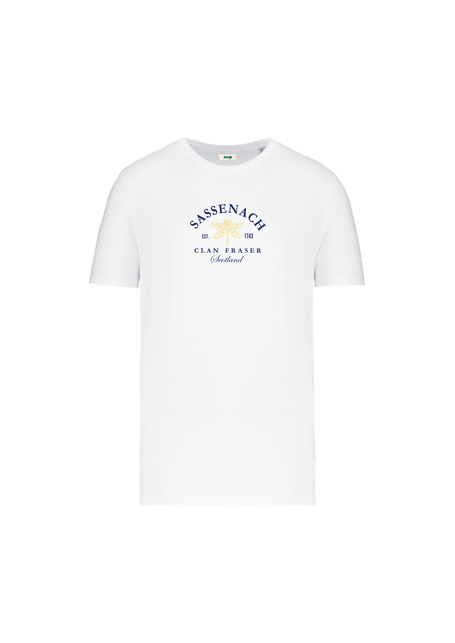 Sassenach Outlander Standard bedrucktes T-Shirt
