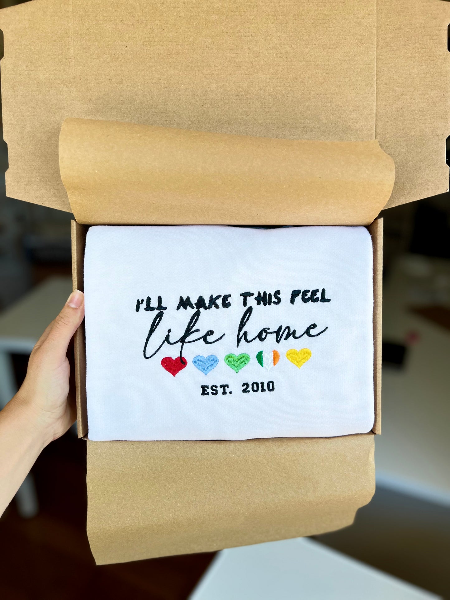 Sudadera estándar One Direction 1D Home bordada