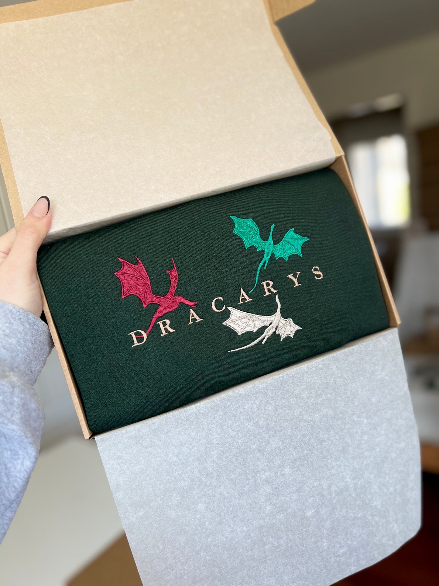 Sudadera estándar Dracarys Juego de Tronos bordada