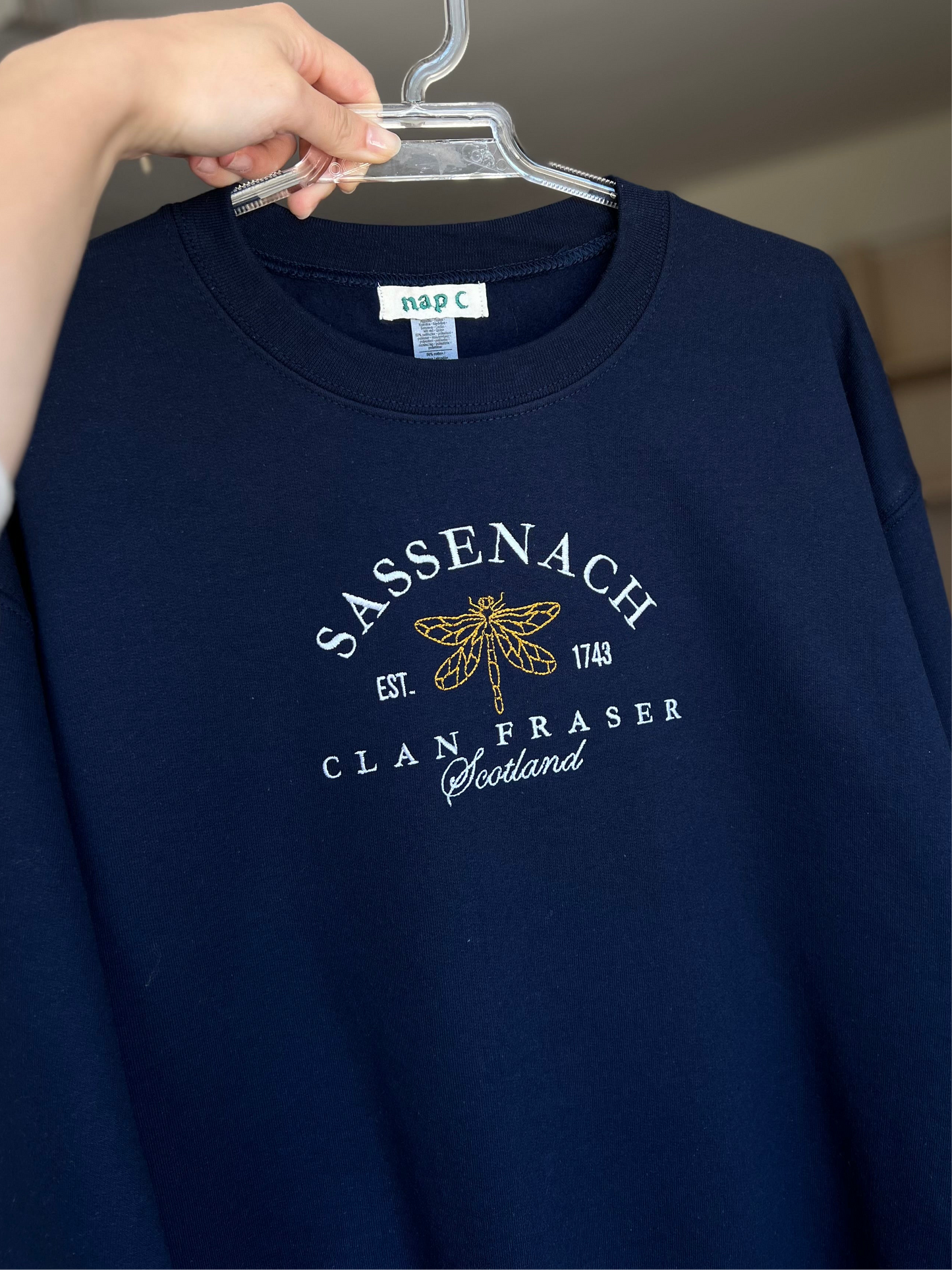 Sudadera estándar Sassenach Outlander bordada