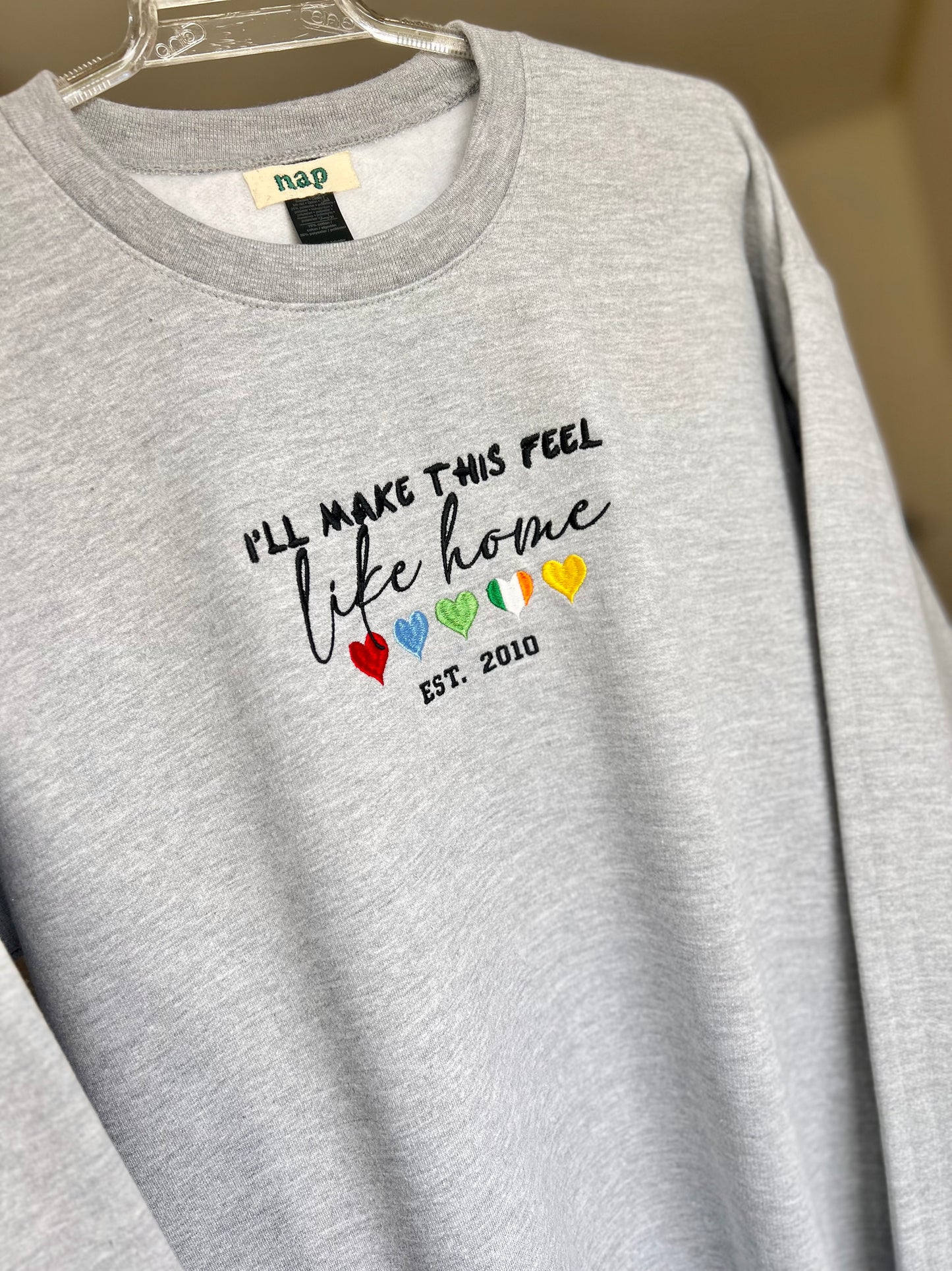 Sudadera estándar One Direction 1D Home bordada