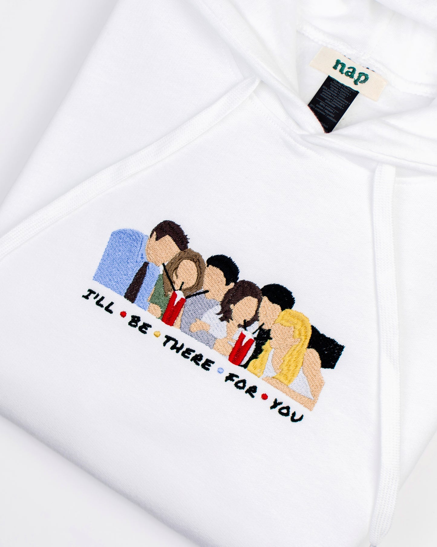 Sudadera estándar Friends ilustración bordada