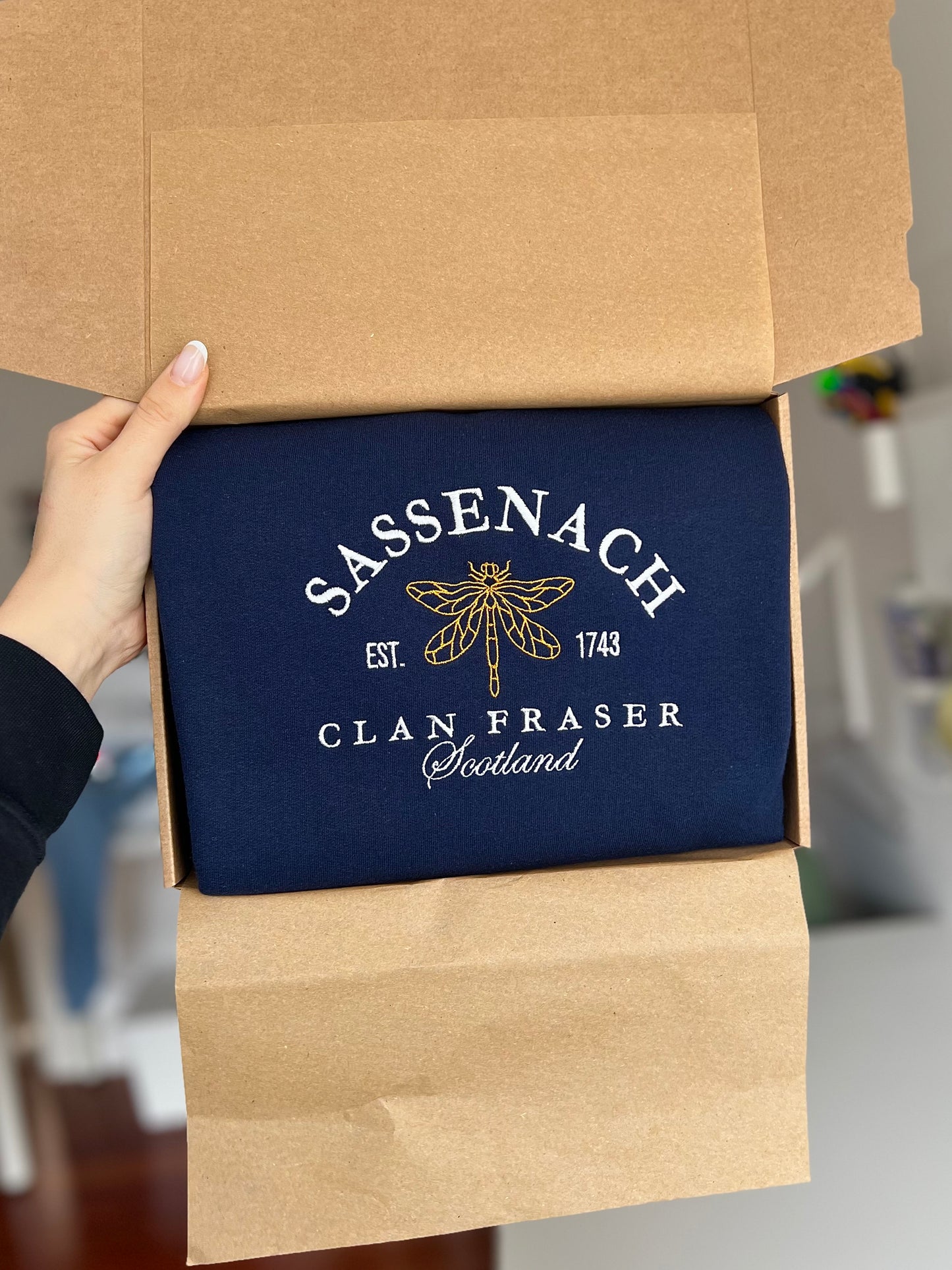 Sudadera estándar Sassenach Outlander bordada