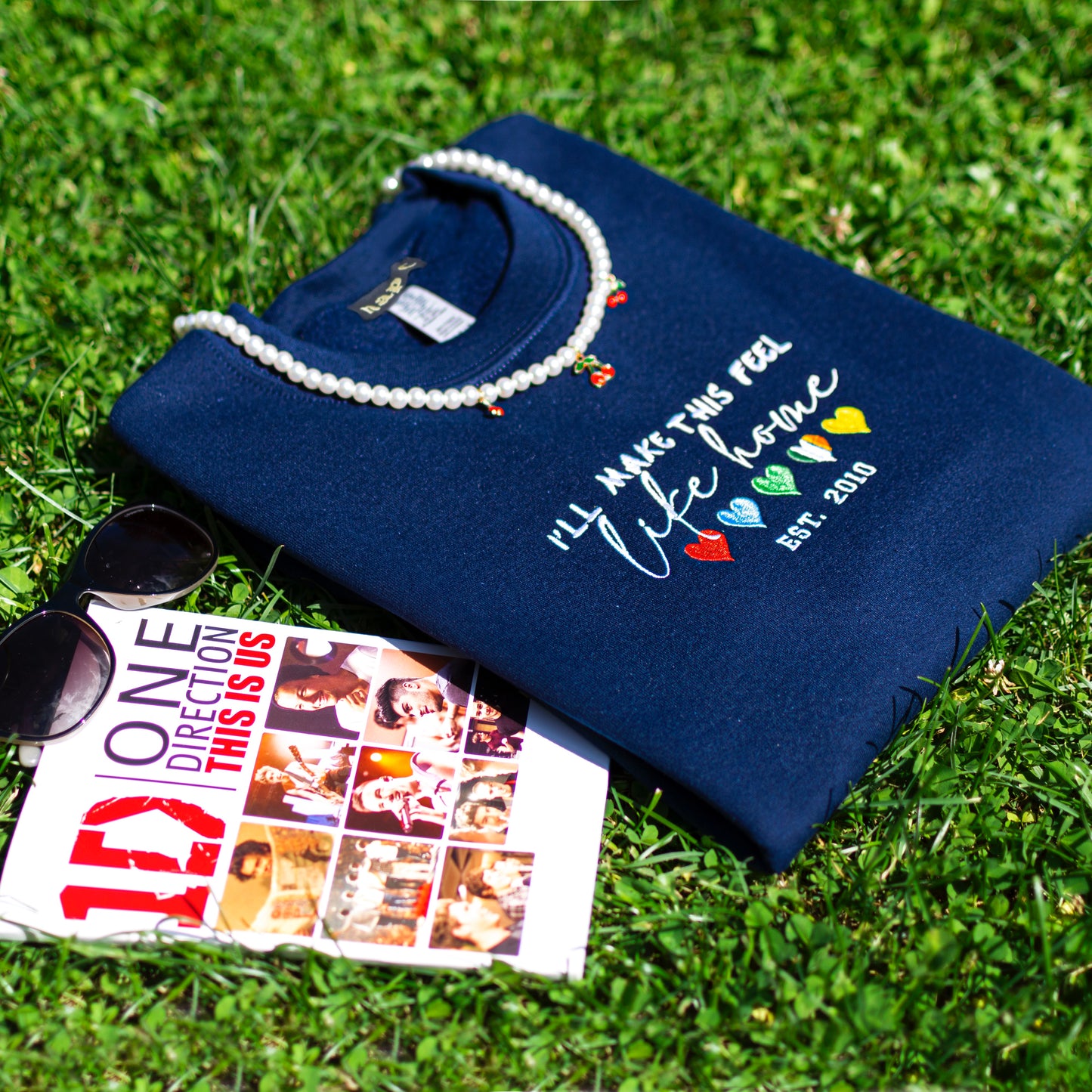 Sudadera estándar One Direction 1D Home bordada