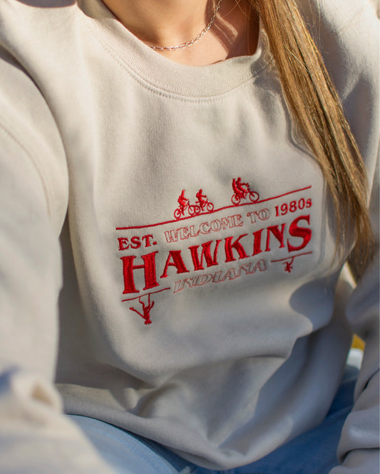 Sudadera estándar Hawkins Stranger Things bordada