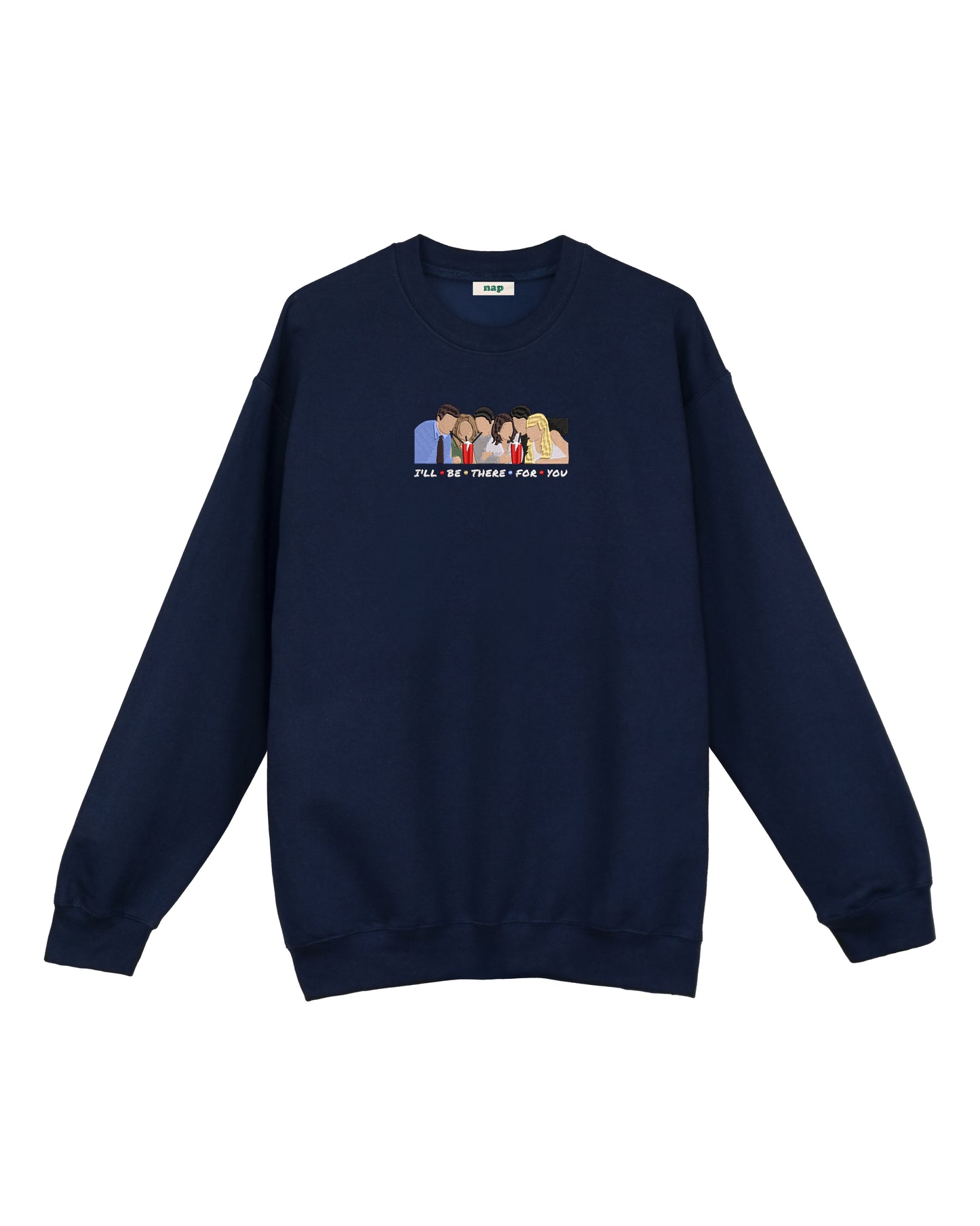 Sudadera estándar Friends ilustración bordada