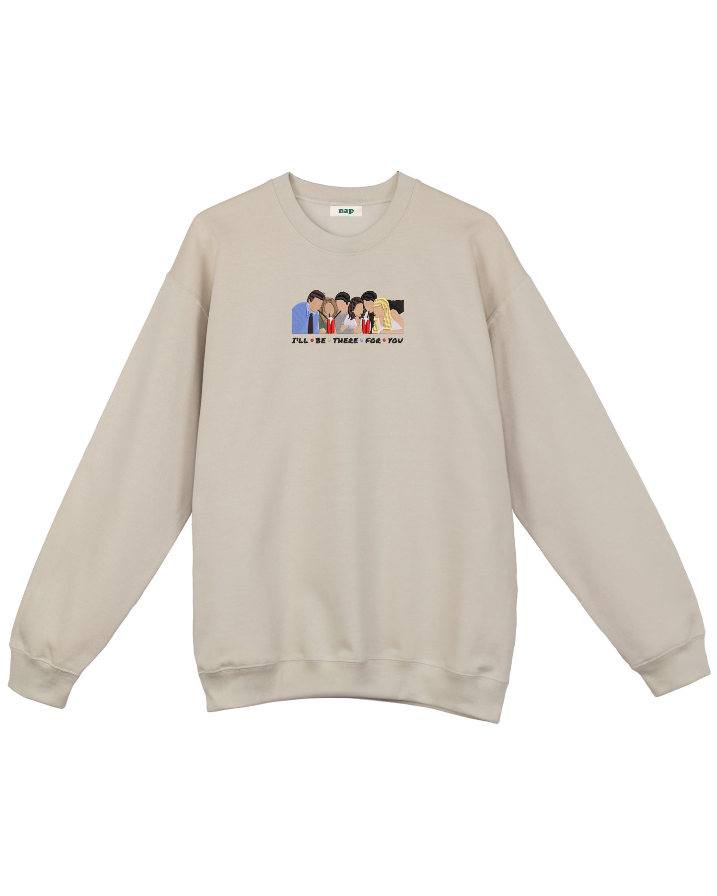 Sudadera estándar Friends ilustración bordada
