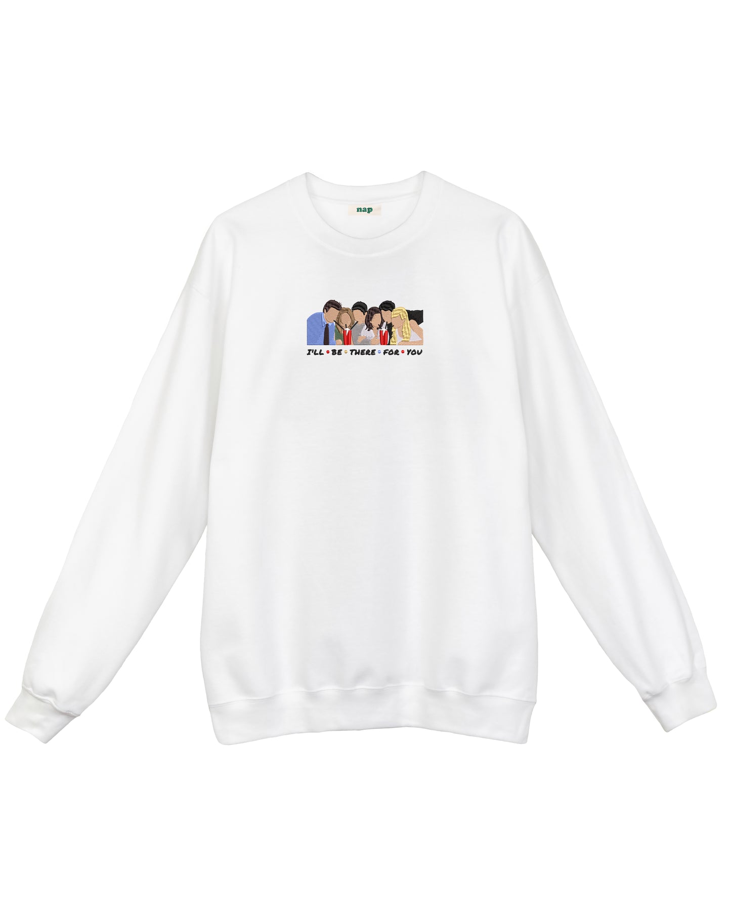 Sudadera estándar Friends ilustración bordada