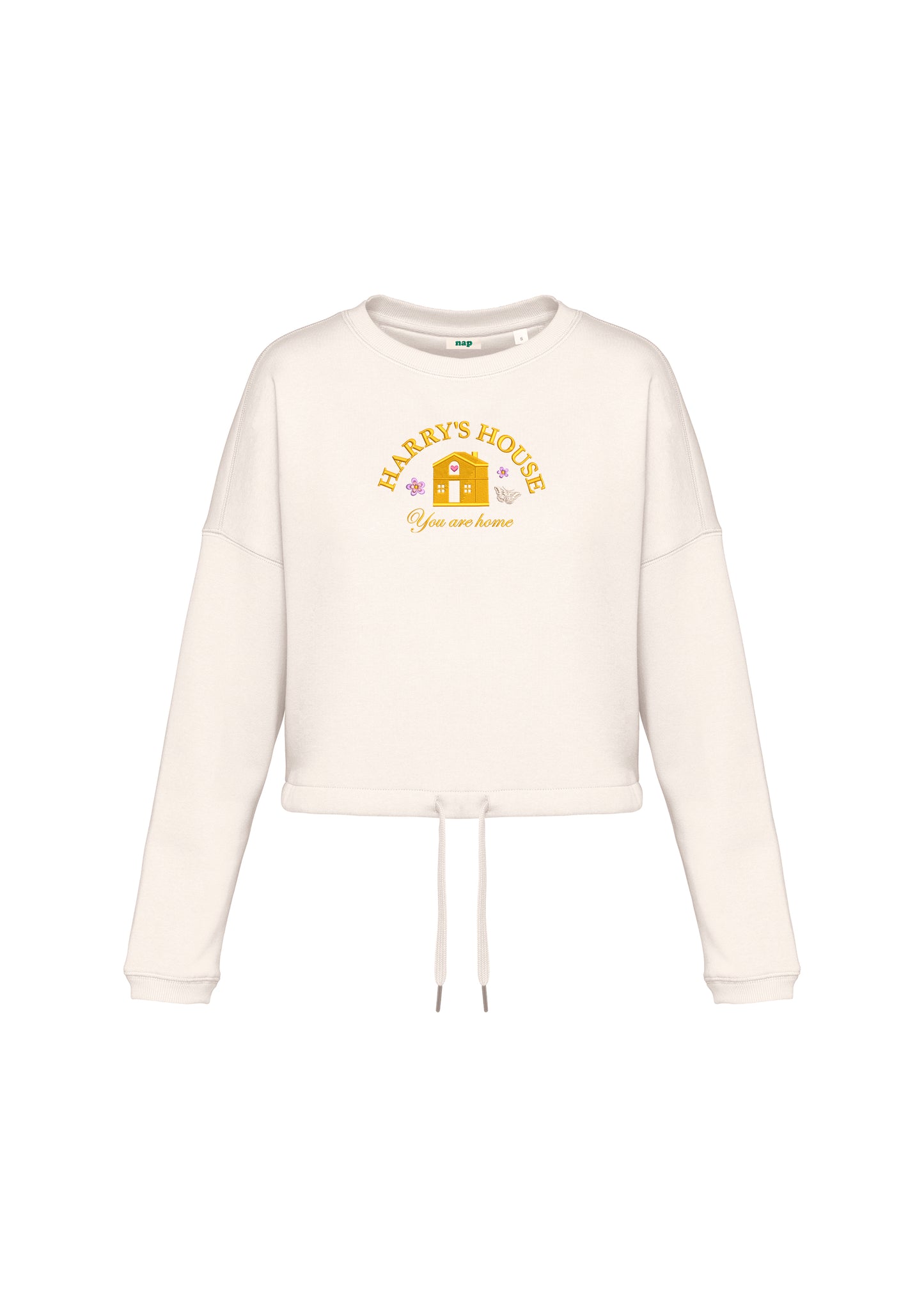 Sudadera cropped Harry's House Harry Styles bordada