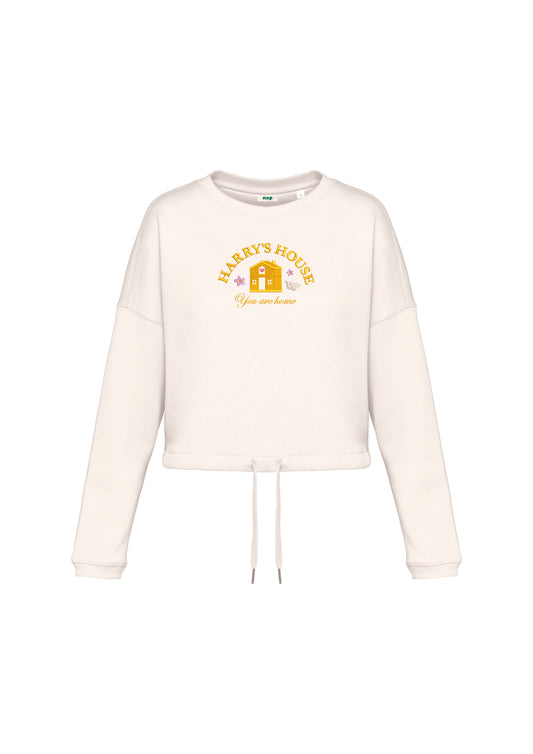 Sudadera cropped Harry's House Harry Styles bordada