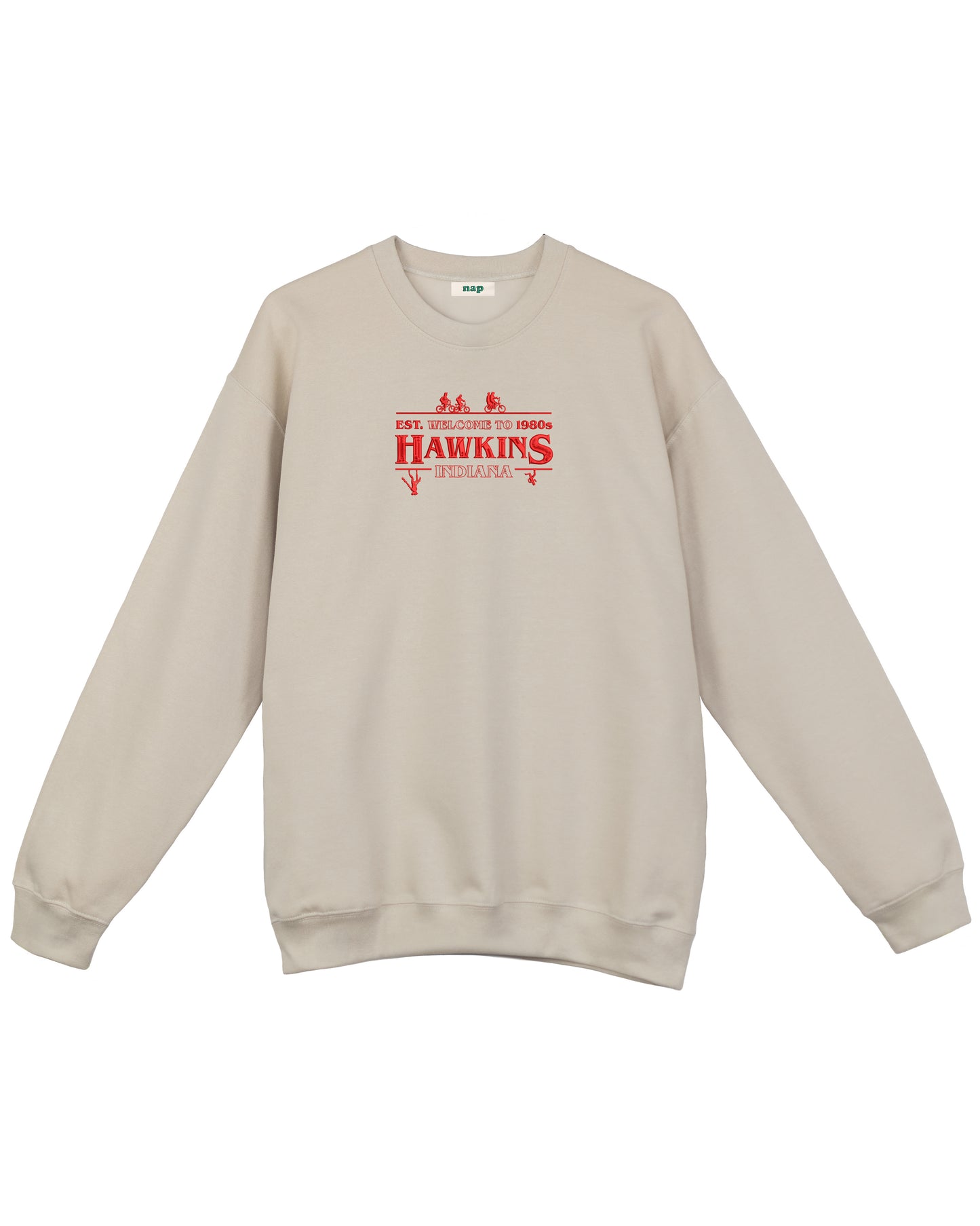 Sudadera estándar Hawkins Stranger Things bordada