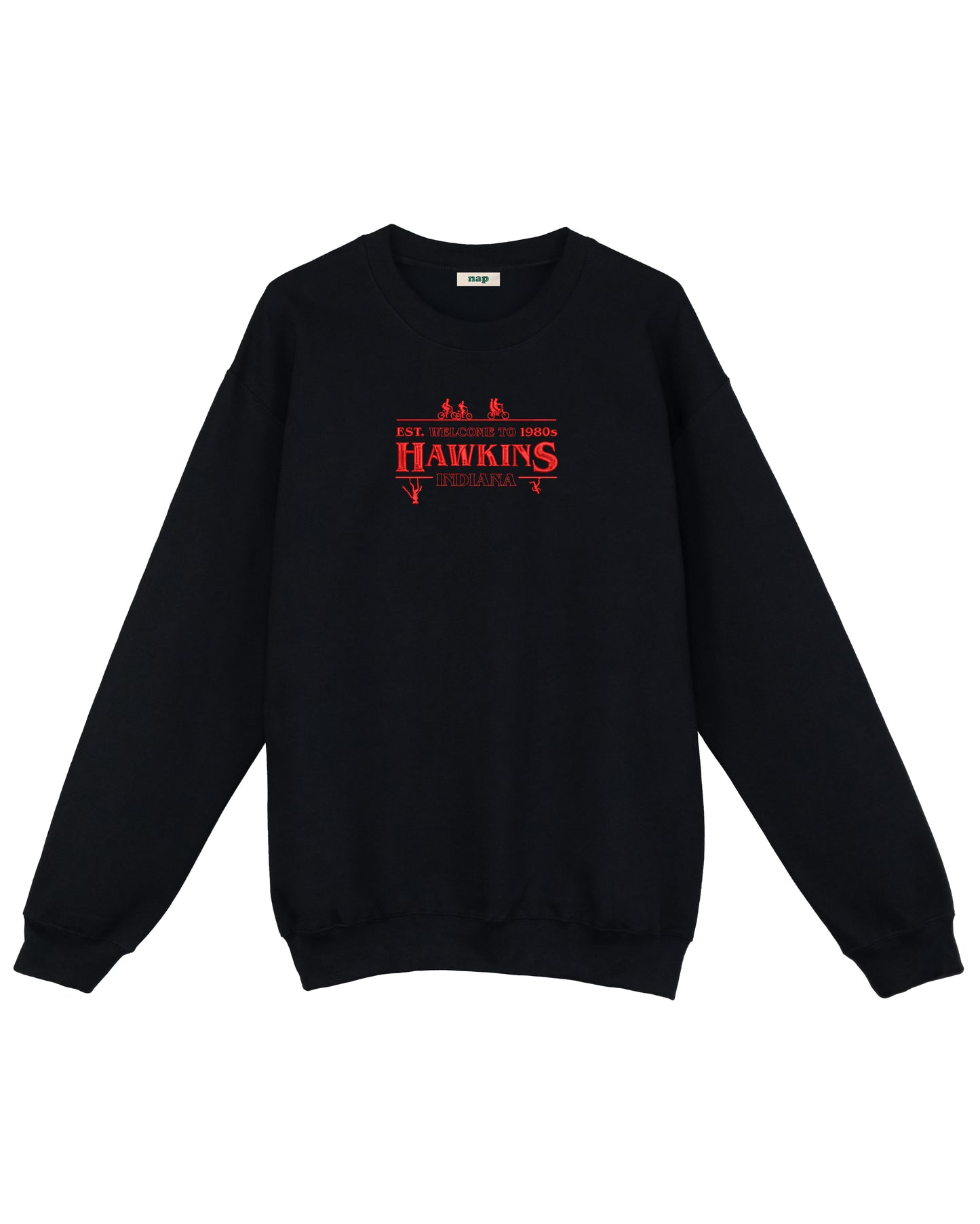Sudadera estándar Hawkins Stranger Things bordada