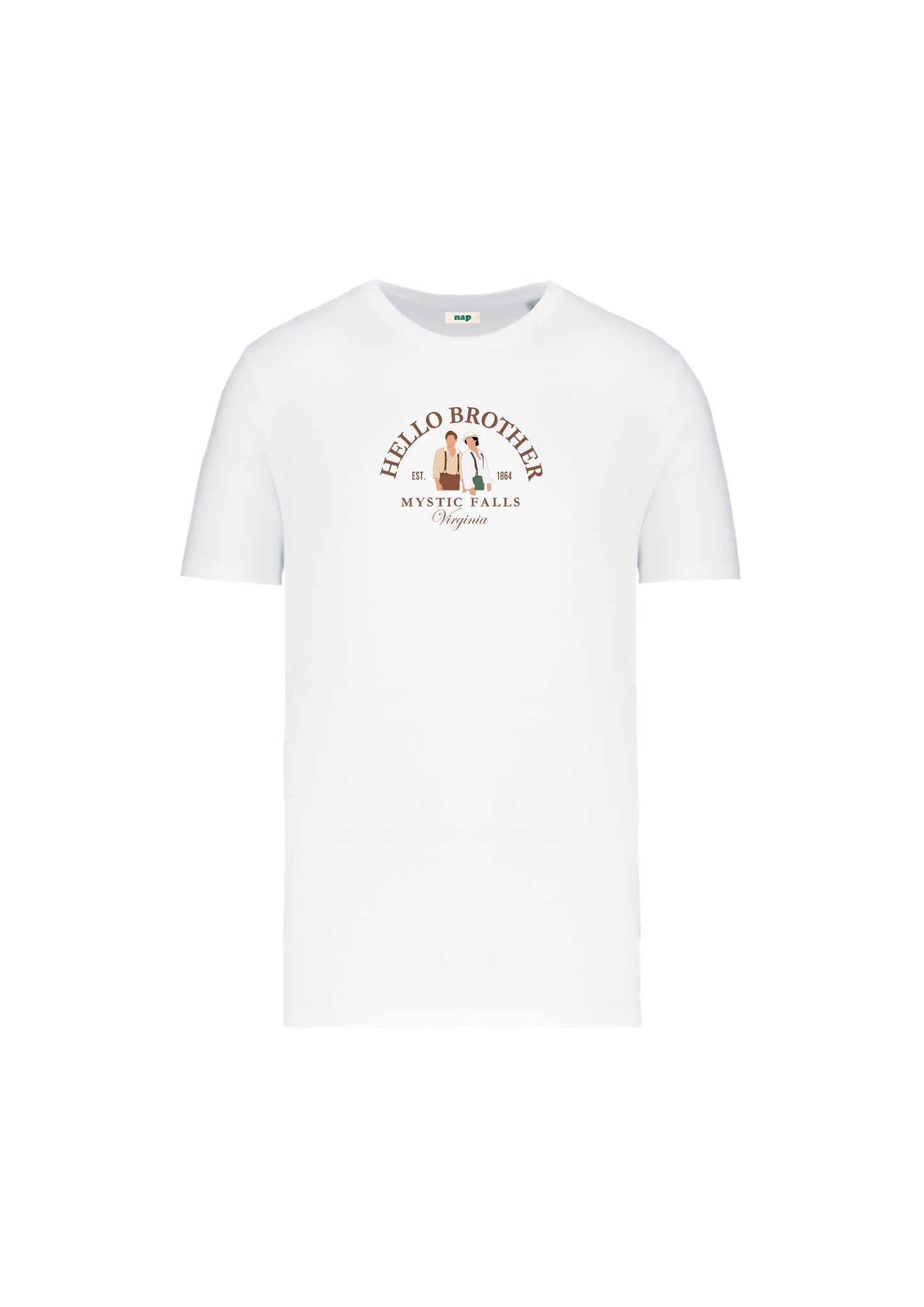 Camiseta estándar Hello Brother The Vampire Diaries estampada