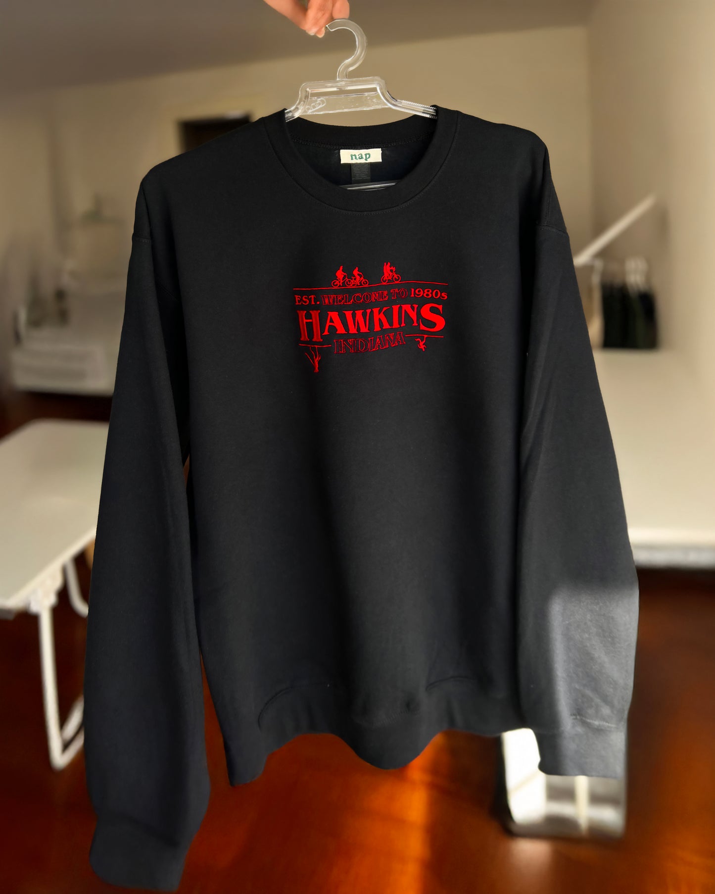 Hawkins Stranger Things Embroidered Standard Sweatshirt