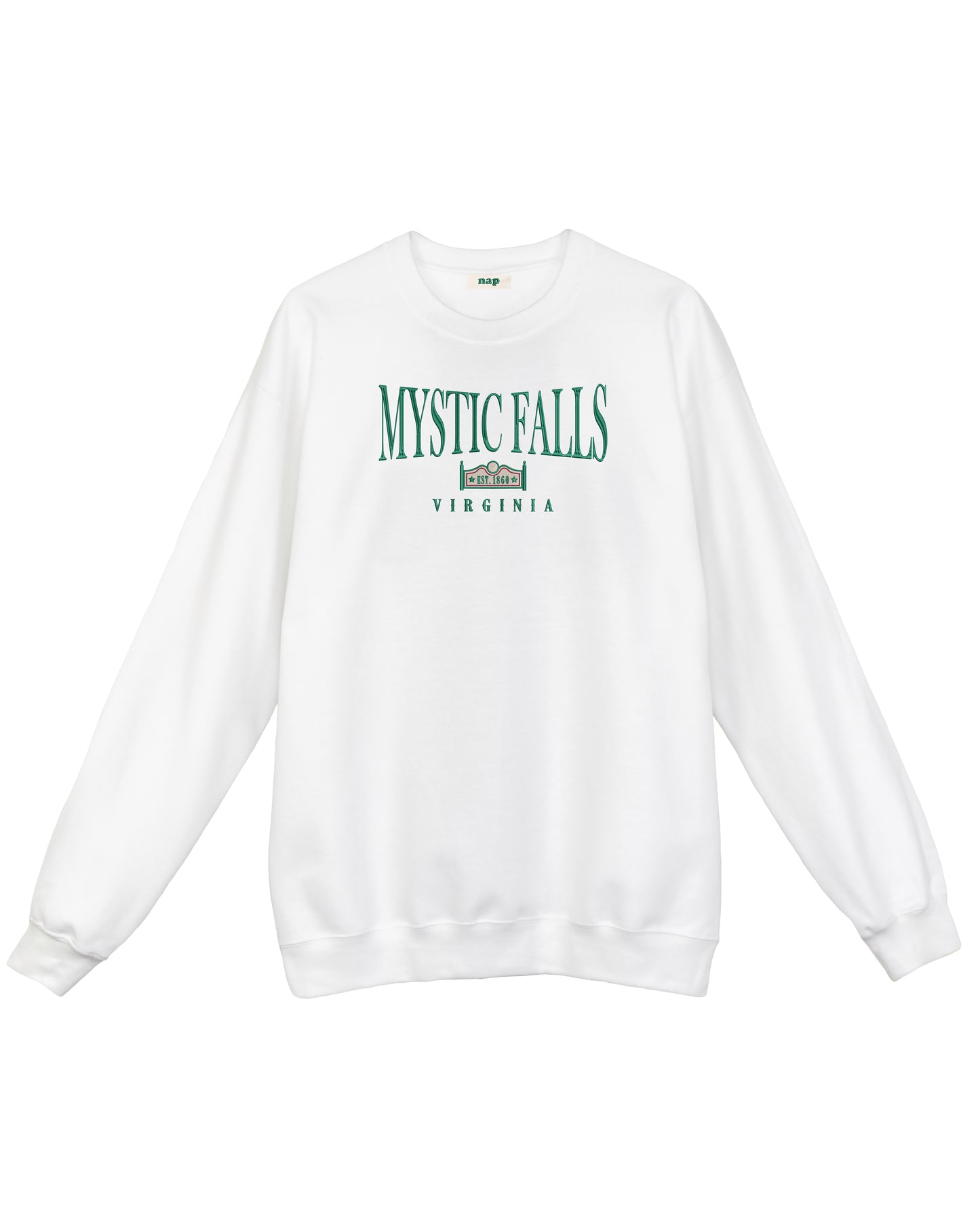 Sudadera estándar Mystic Falls The Vampire Diaries bordada