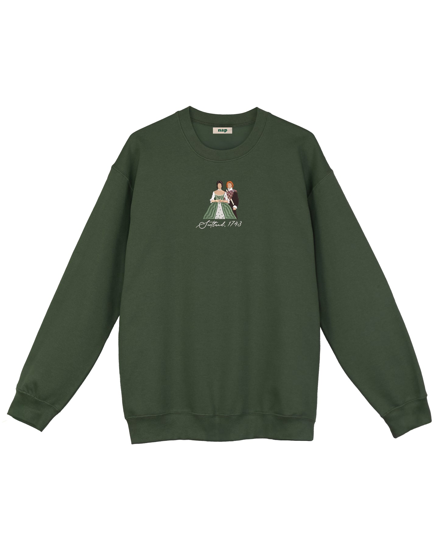 Sudadera estándar Jamie y Claire Outlander bordada