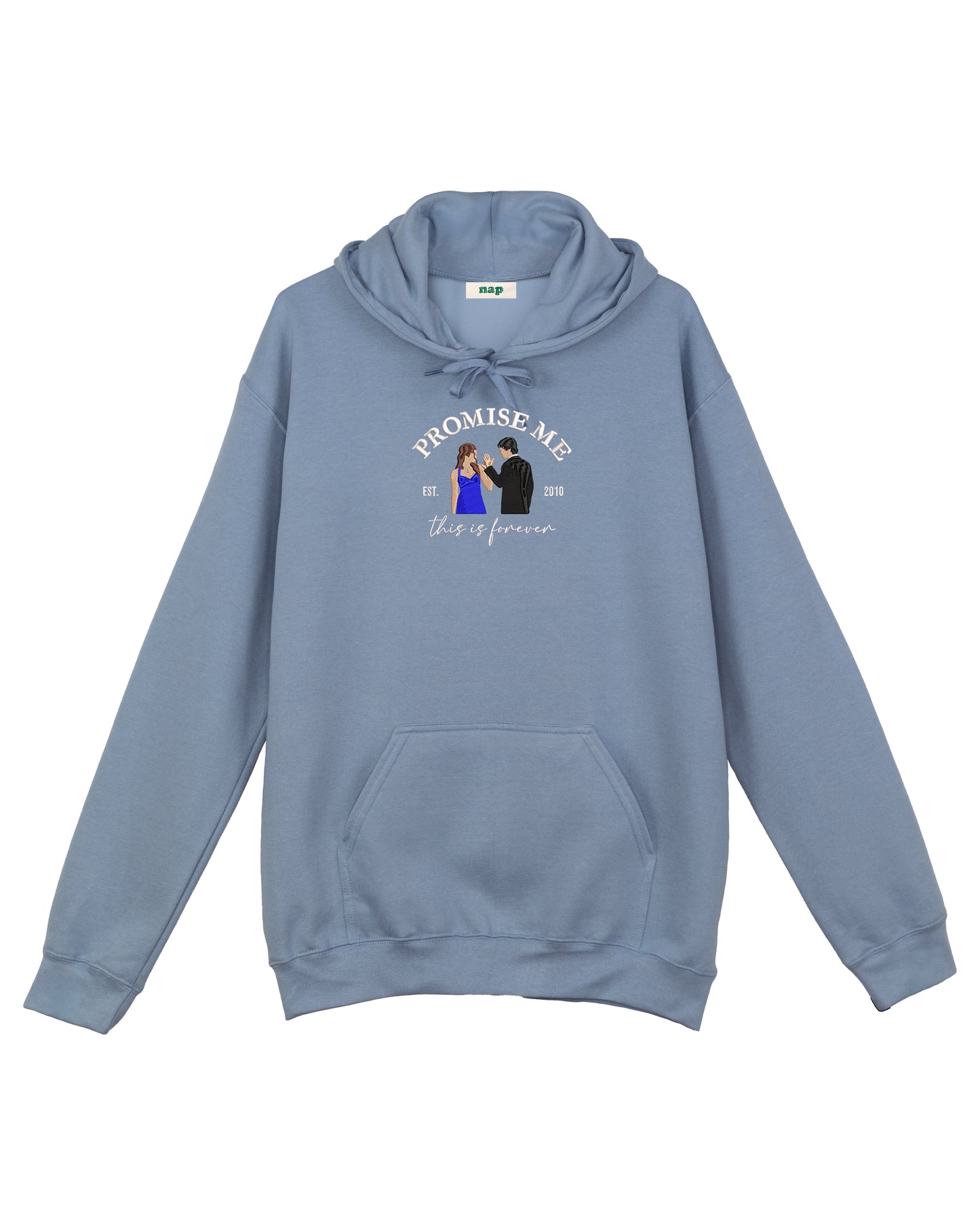 Sudadera estándar Damon Salvatore Elena Gilbert Delena bordada