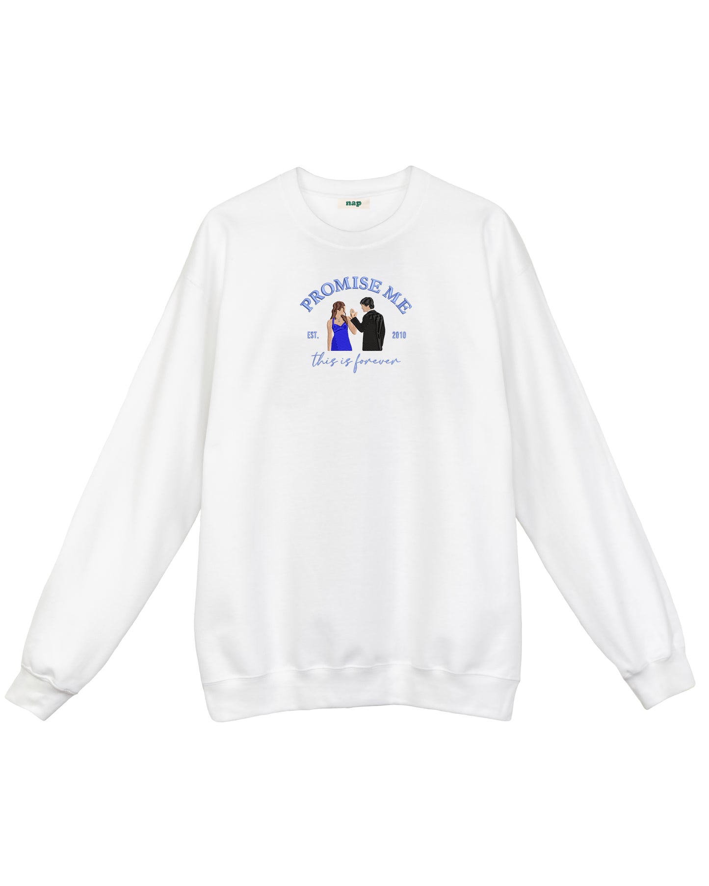 Sudadera estándar Damon Salvatore Elena Gilbert Delena bordada