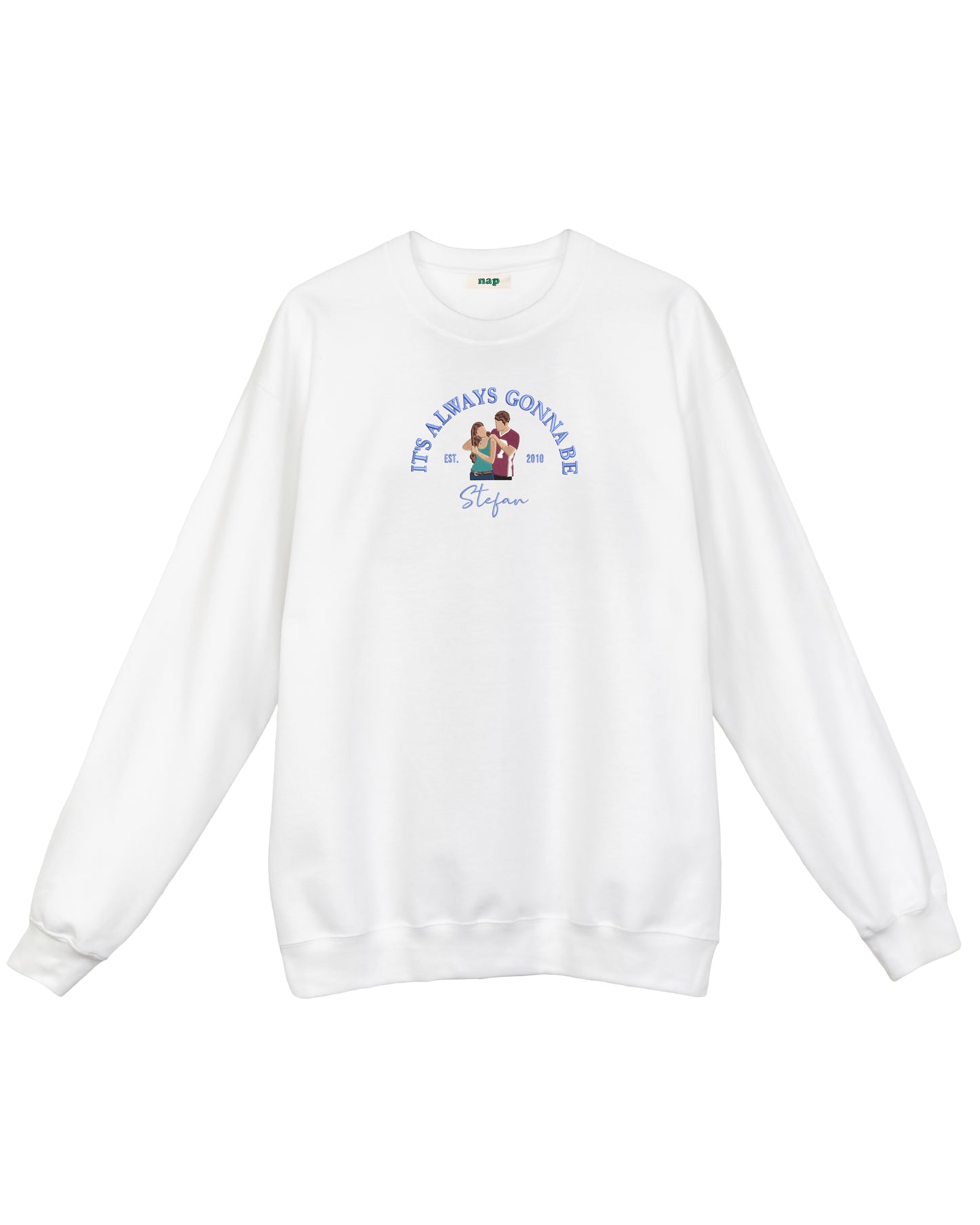 Sudadera estándar Stefan Salvatore Elena Gilbert Stelena bordada