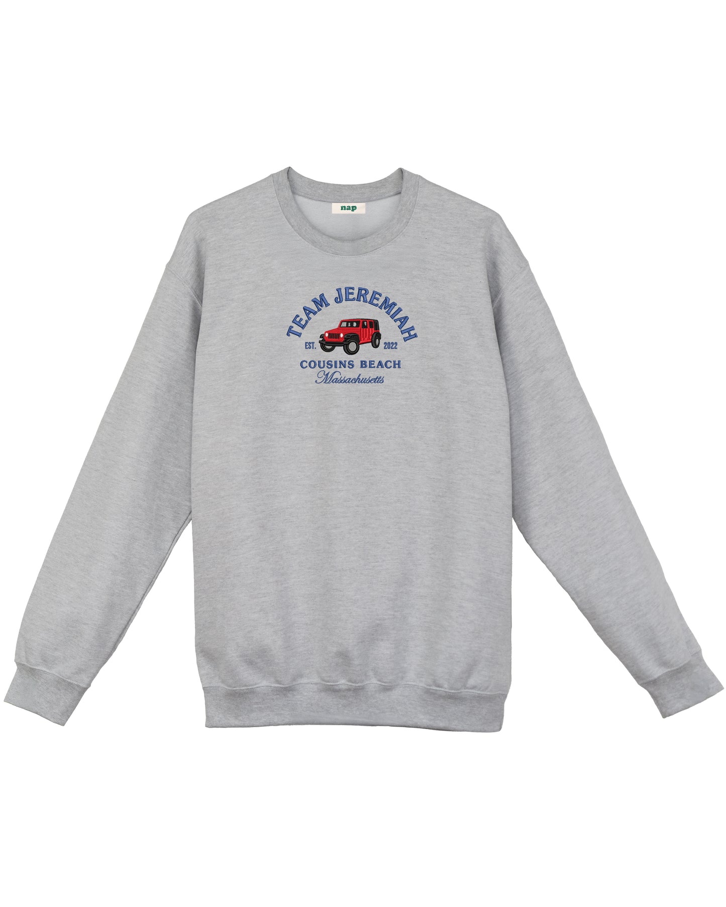 Team Jeremiah – Der Sommer, in dem ich hübsch wurde – Besticktes Standard-Sweatshirt