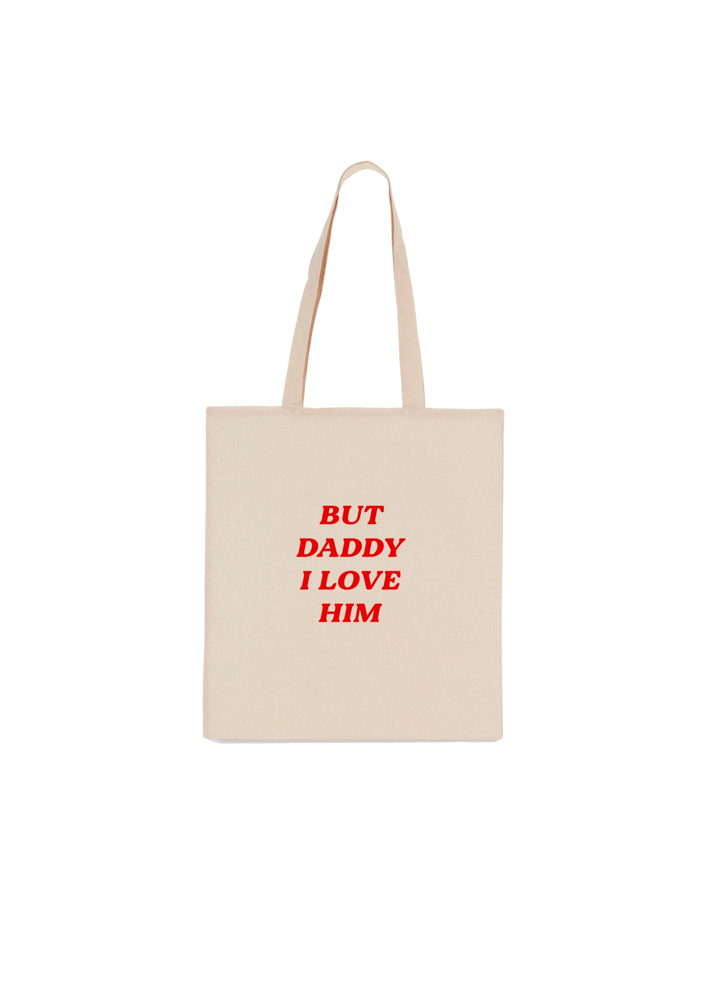 Tote bag But Daddy I Love Him Harry Styles estampada