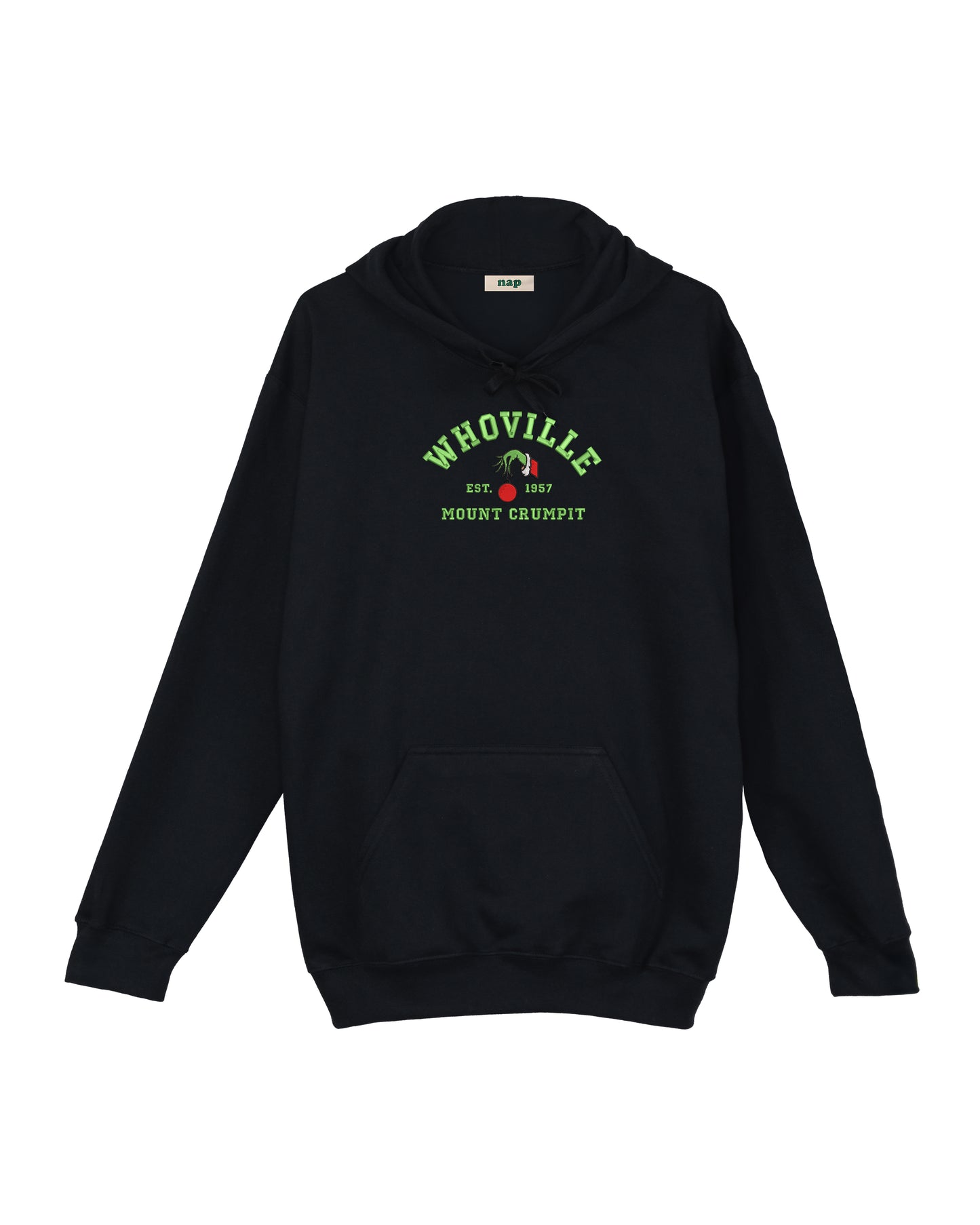 Sudadera estándar Whoville Grinch bordada