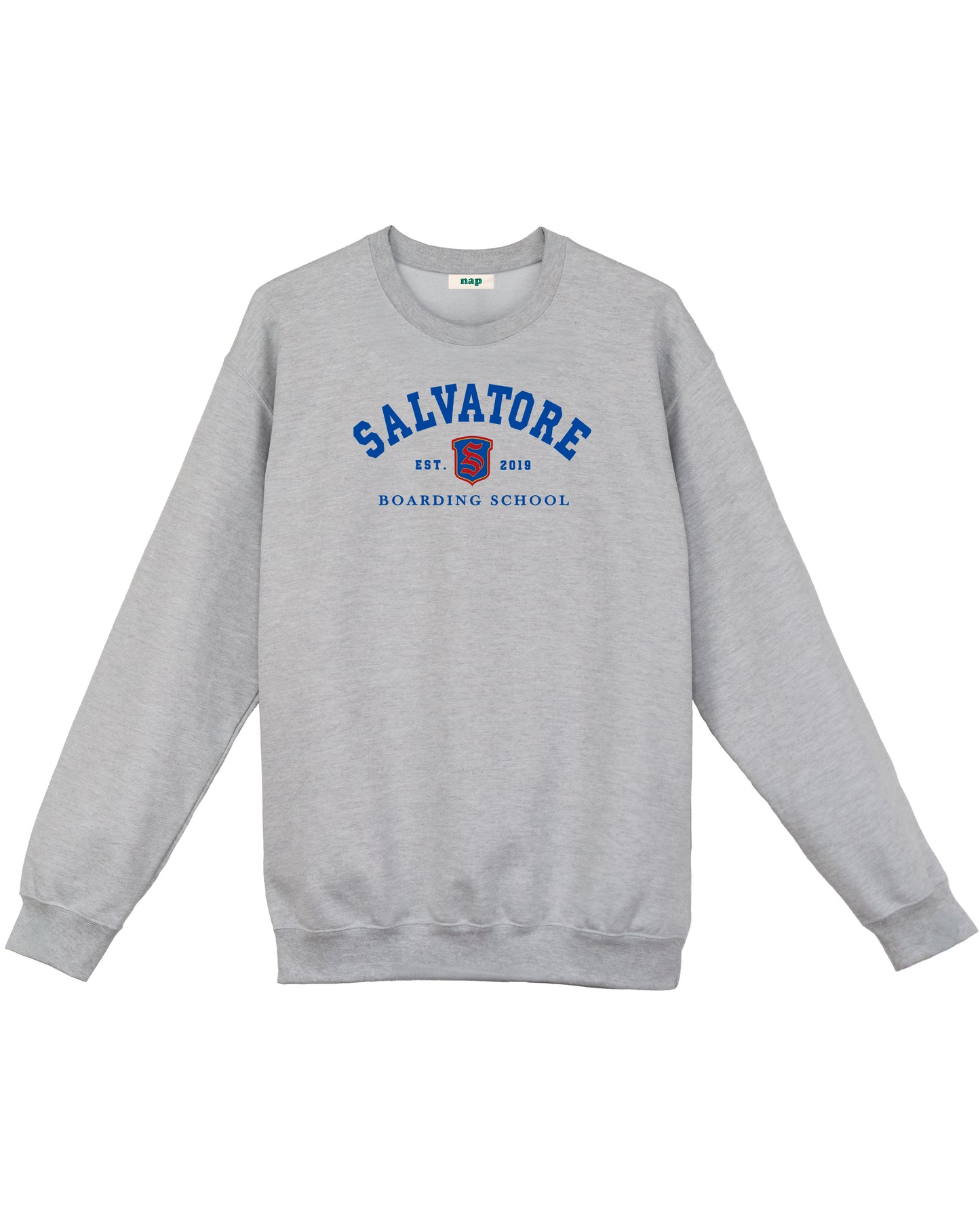 Salvatore Boarding School The Vampire Diaries Embroidered Standard Sweatshirt