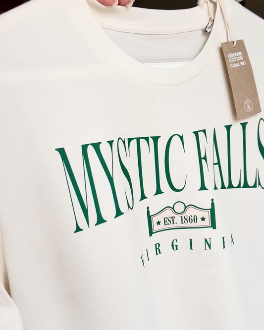 Camiseta estándar Mystic Falls The Vampire Diaries estampada