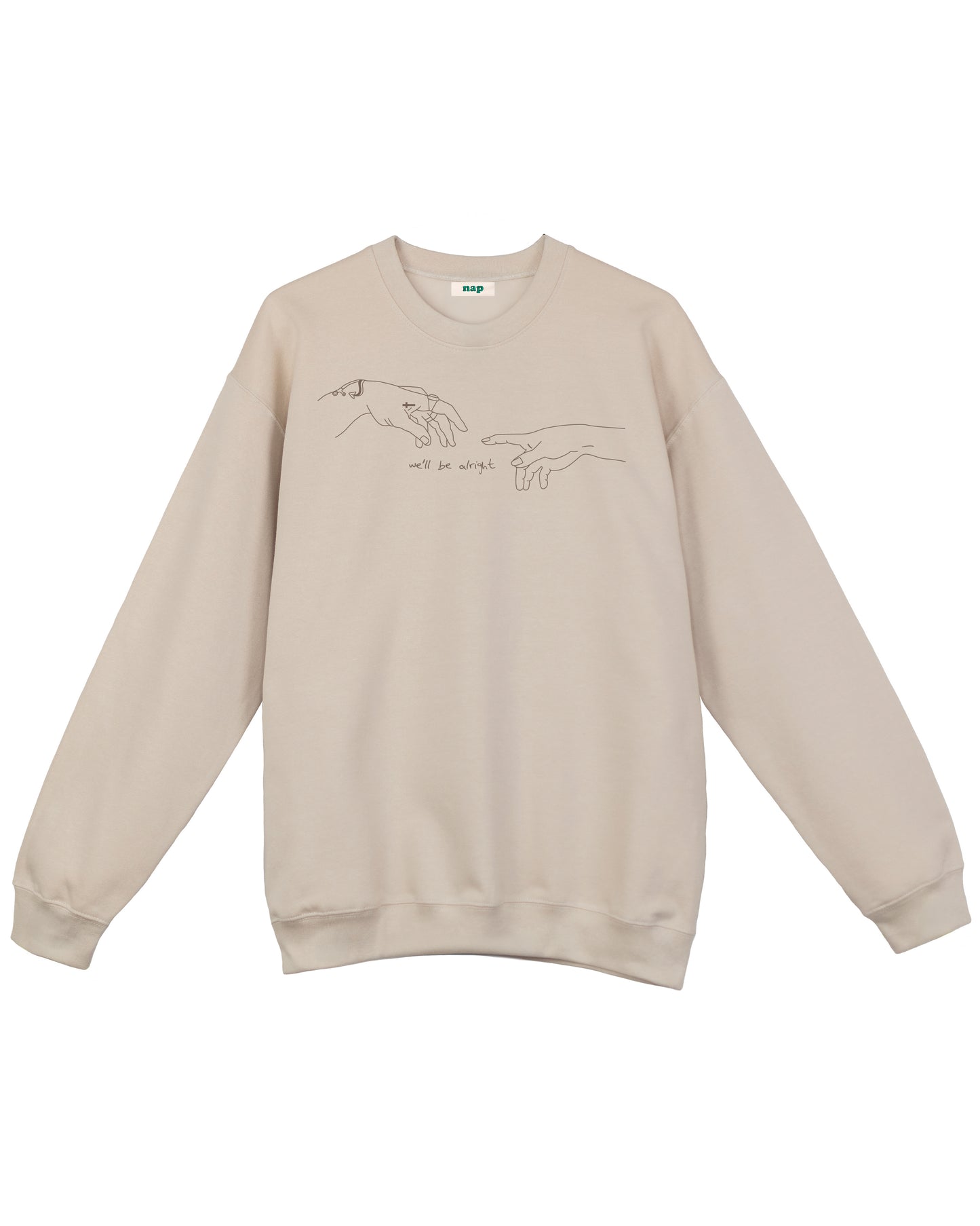 We'll be alright Harry Styles embroidered standard sweatshirt